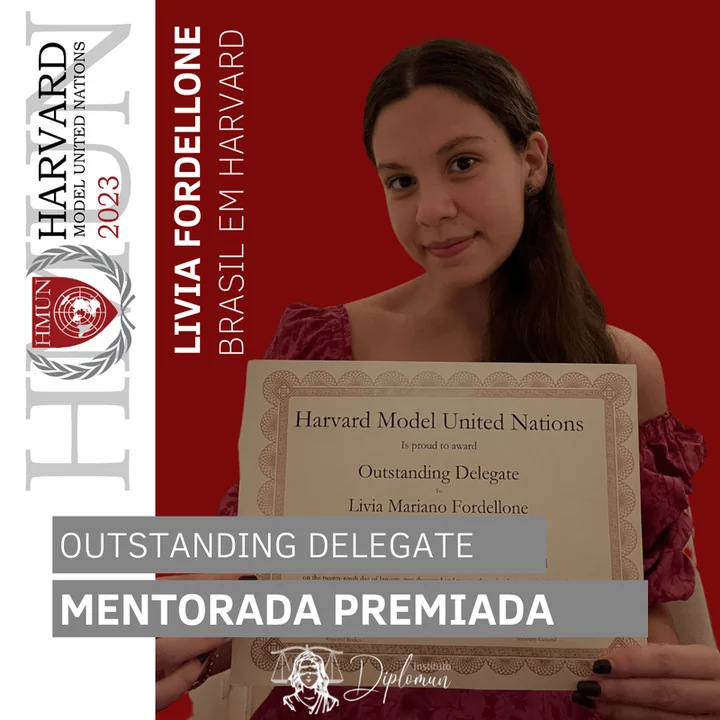 Mentorado premiado do Instituto Diplomun