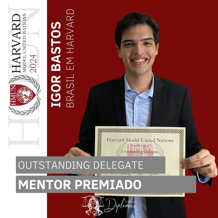 Mentorado premiado do Instituto Diplomun