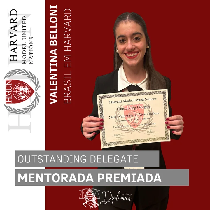 Mentorado premiado do Instituto Diplomun
